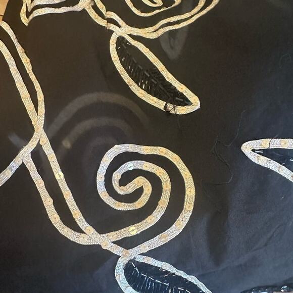 Basil & Maude Black Sequin Skirt - Picture 5 of 14